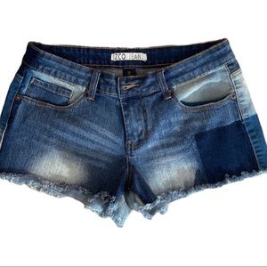 Raw Hem Denim Shorts size 11